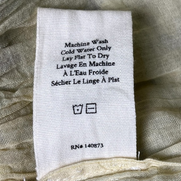 LoveShackFancy Violet Mini Dress Acai Berry Puff Sleeve Ruffle Smocked Size S - Picture 6 of 7